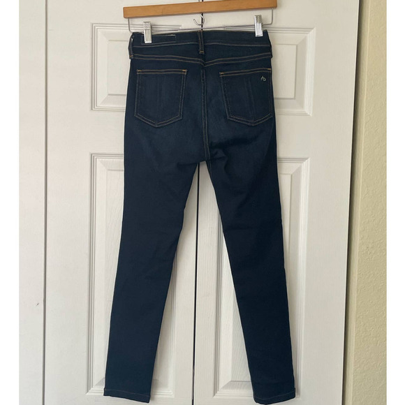 Rag & Bone Dark Bedford Wash High Rise Skinny Ankle Jeans • Size 25 🔴 - Picture 3 of 3